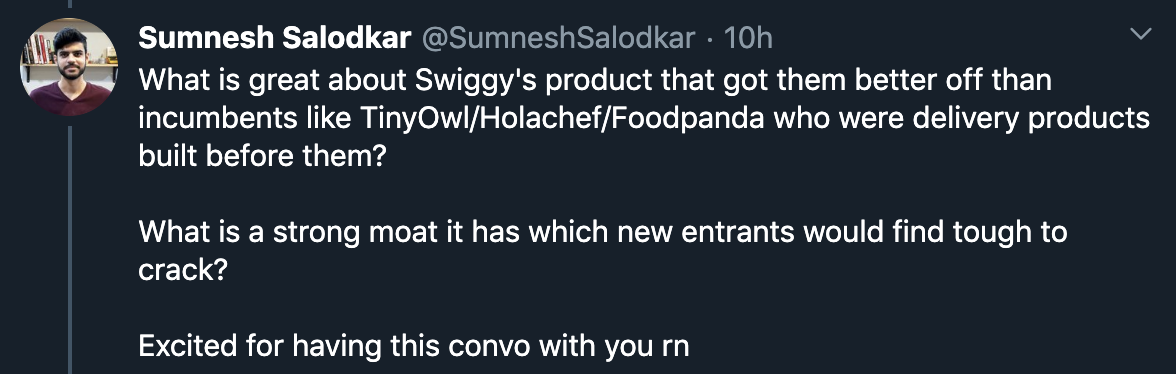 Swiggy vs Tinyowl