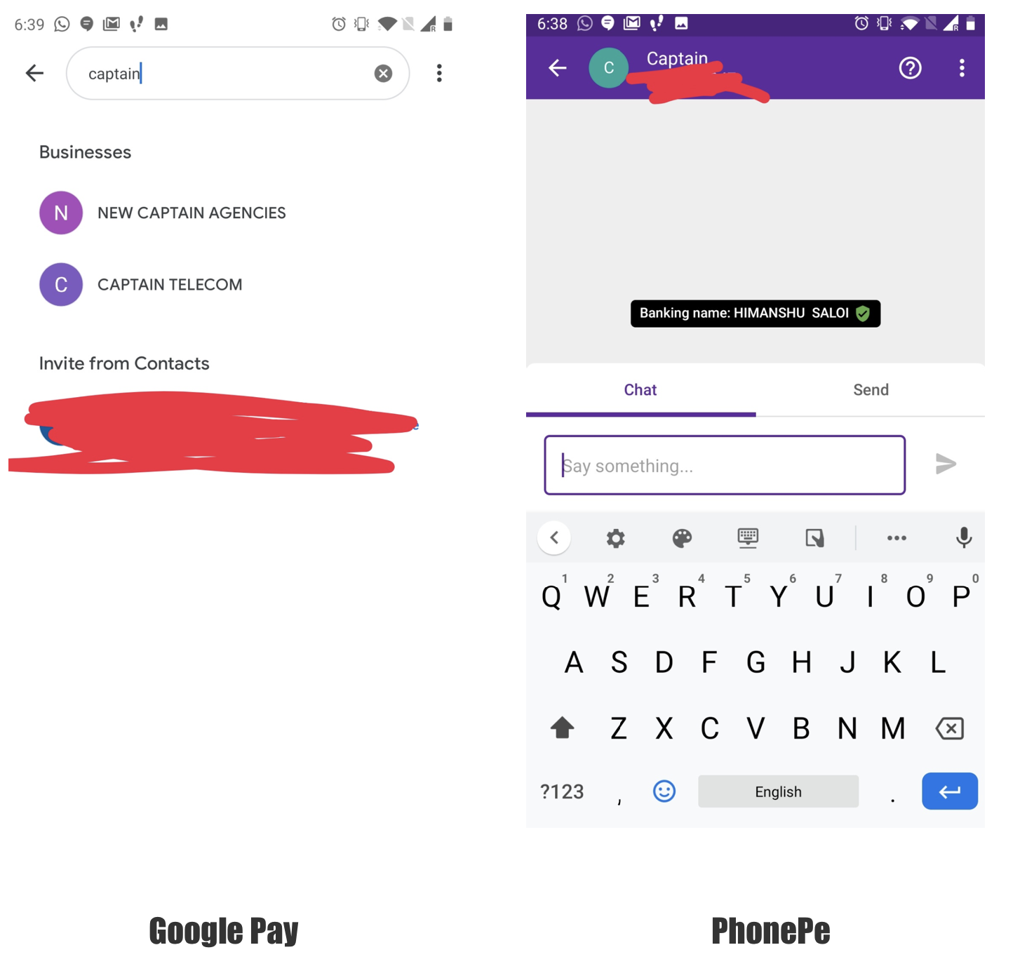 Google Pay vs Phonpe